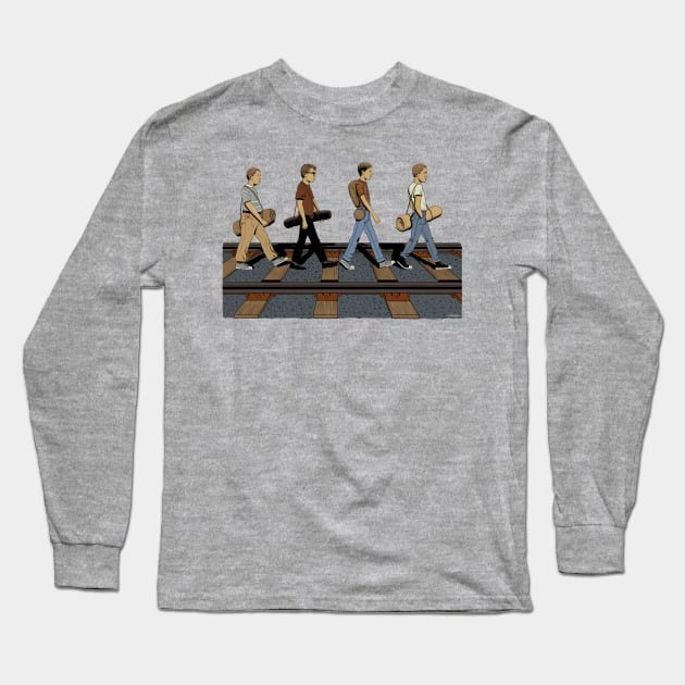 Walk By Me Long Sleeve T-Shirt by Peter Katsanis Art